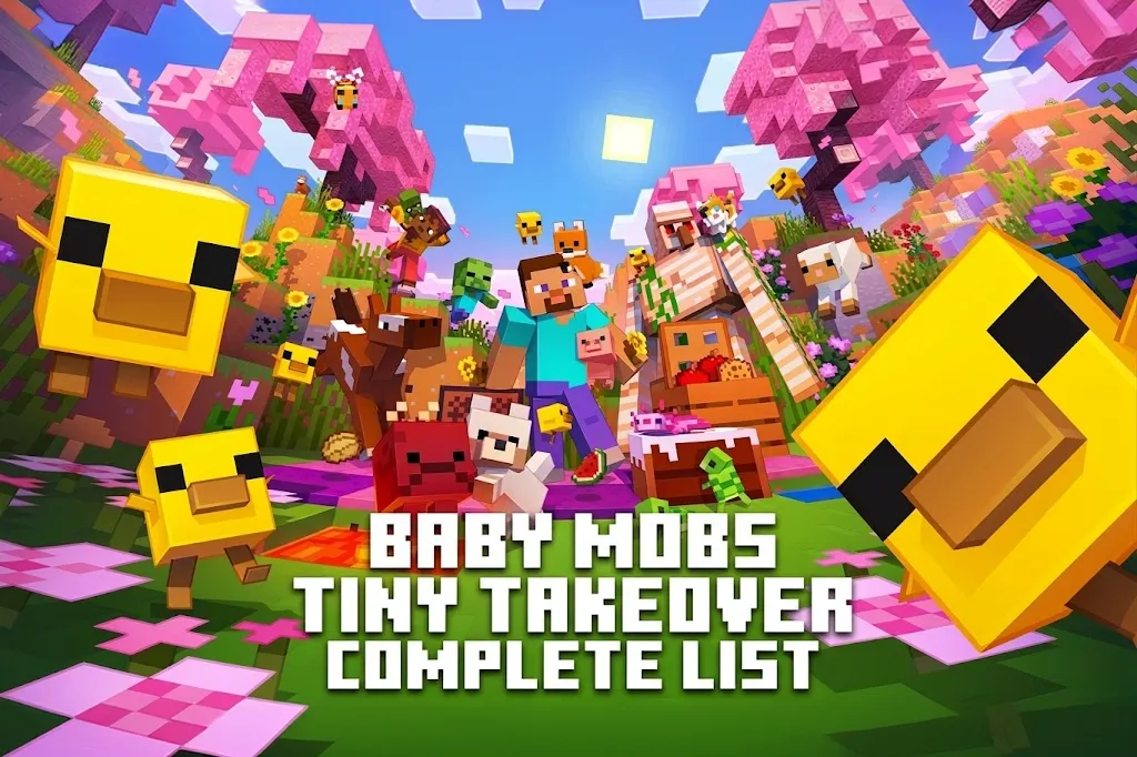 Complete List of All Baby Mobs in Minecraft 26.1 (Tiny Takeover)