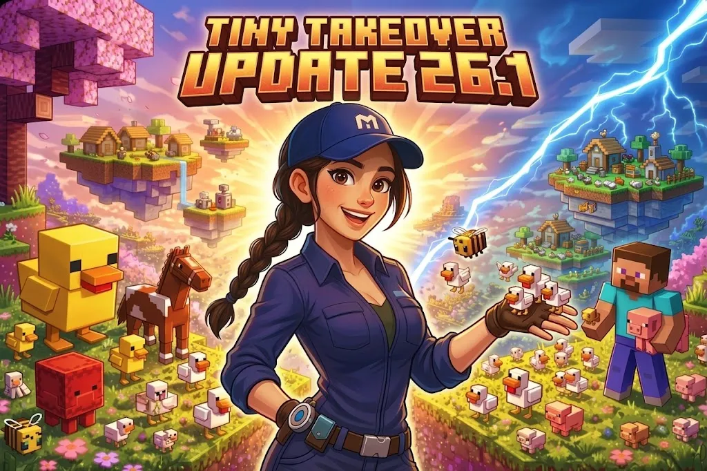 Minecraft Java 26.1 : The Tiny Takeover Update