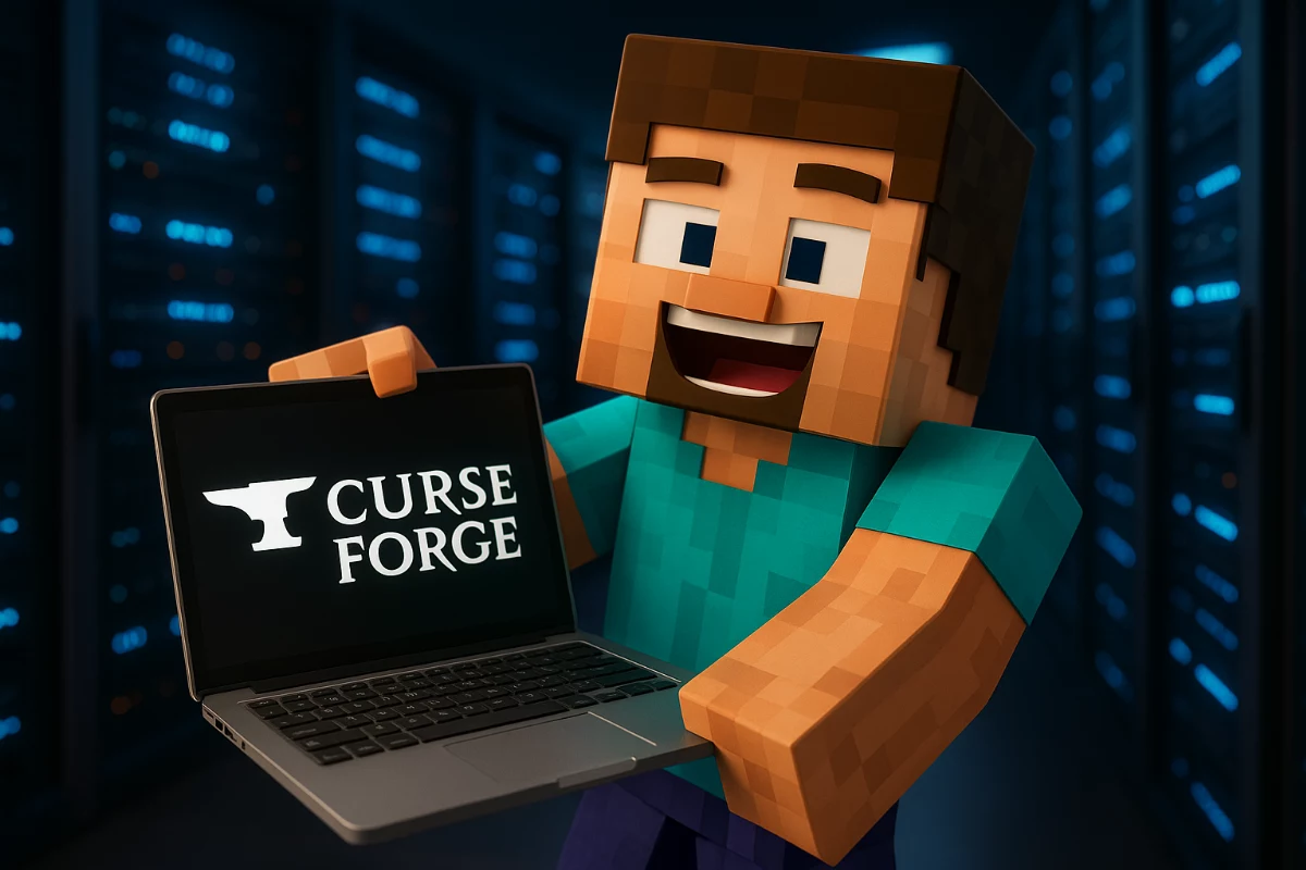 CURSE modpack telepítése