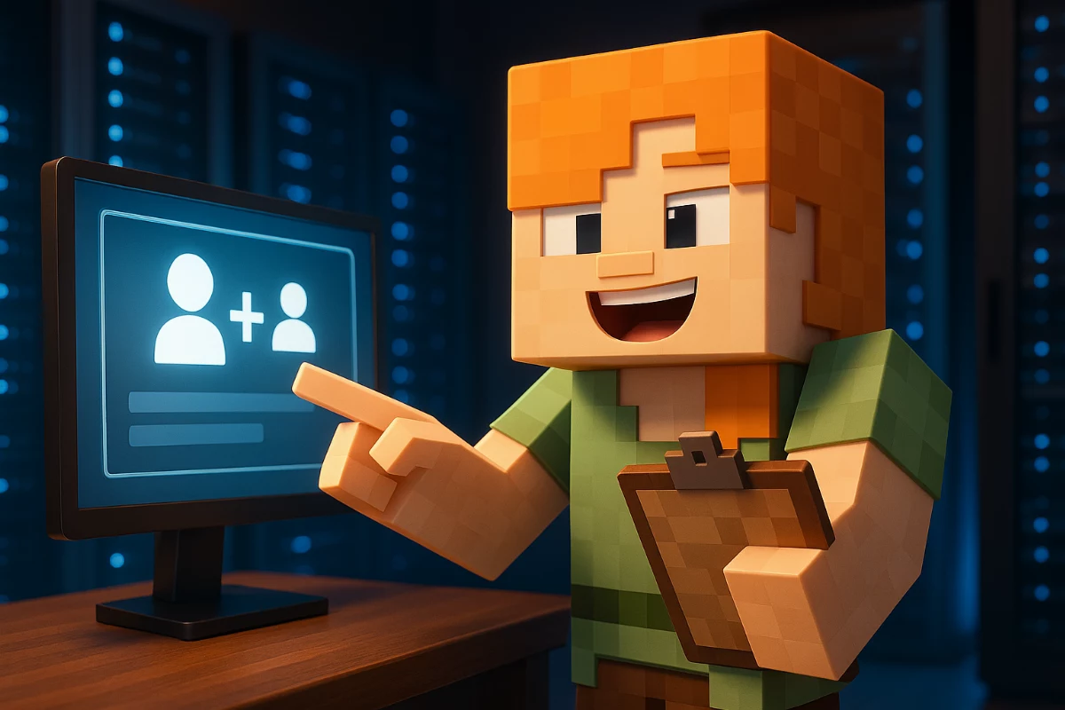 Minecraft-Hosting.pro में सह-स्वामी कैसे जोड़ें?