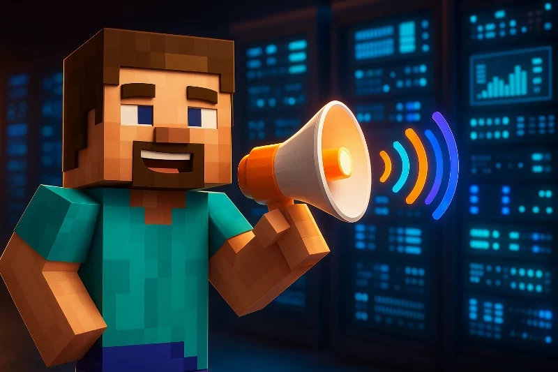 Jak reklamować swój serwer Minecraft