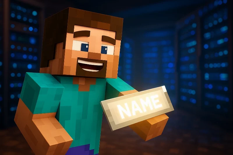 Jak zmienić nazwę w Minecraft