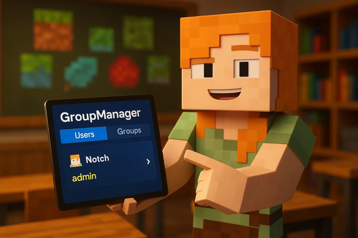 GroupManager प्लगइन को कॉन्फ़िगर कैसे करें
