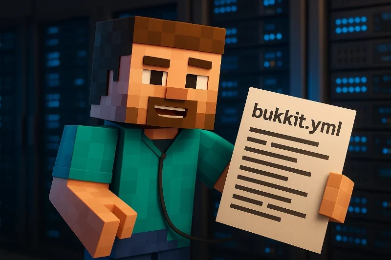 Bukkit konfiguráció (bukkit.yml) szerkesztése