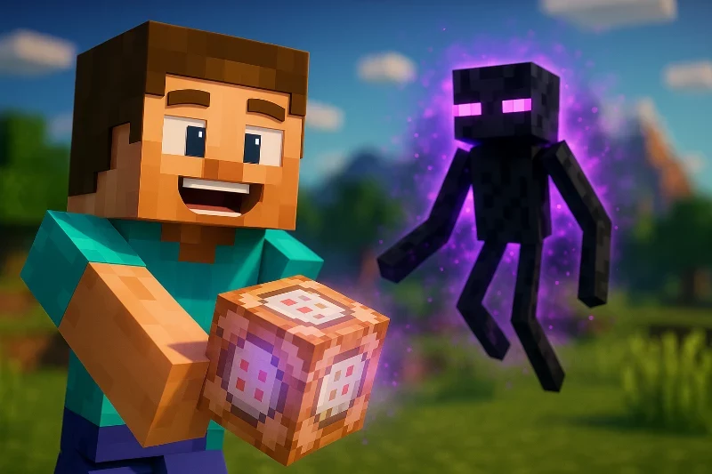 Jak teleportować graczy lub byty w Minecraft?